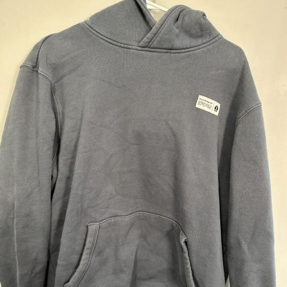 Bearded Goat Hoodie Blue Size Size Medium